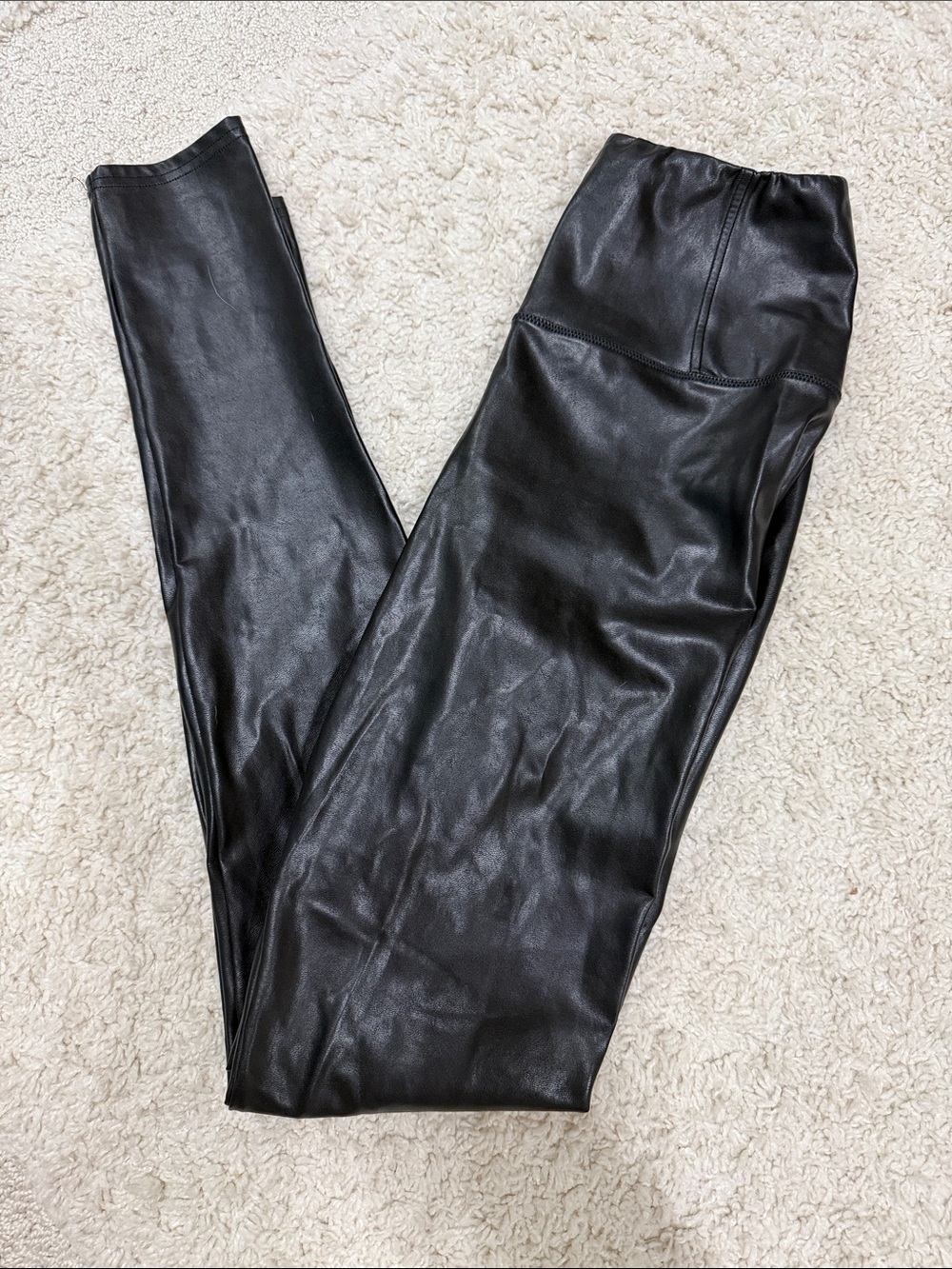 Wilfred Free Black Faux Leather Legging Pants